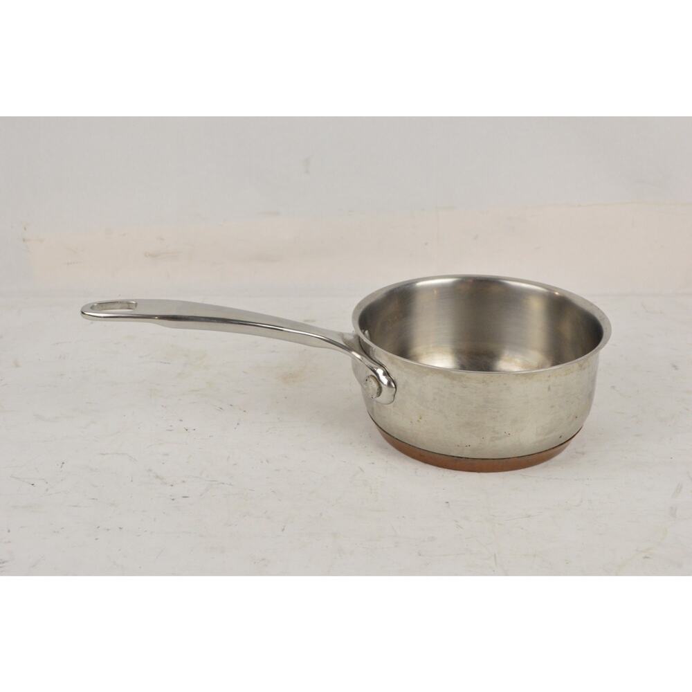 Chefmate 1.5 Qt Stainless Steel Copper Pan Bottom Saucepan 6" No Lid